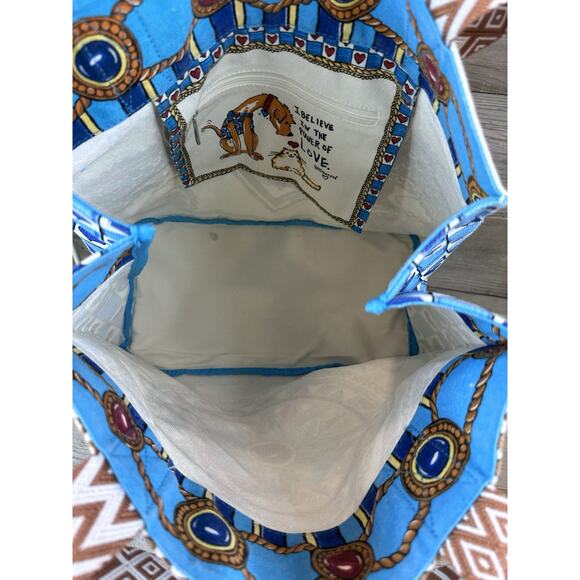 Brighton "All You Need Is Love!" Limited Edition Canvas Tote Bag Believe - Picture 7 of 9